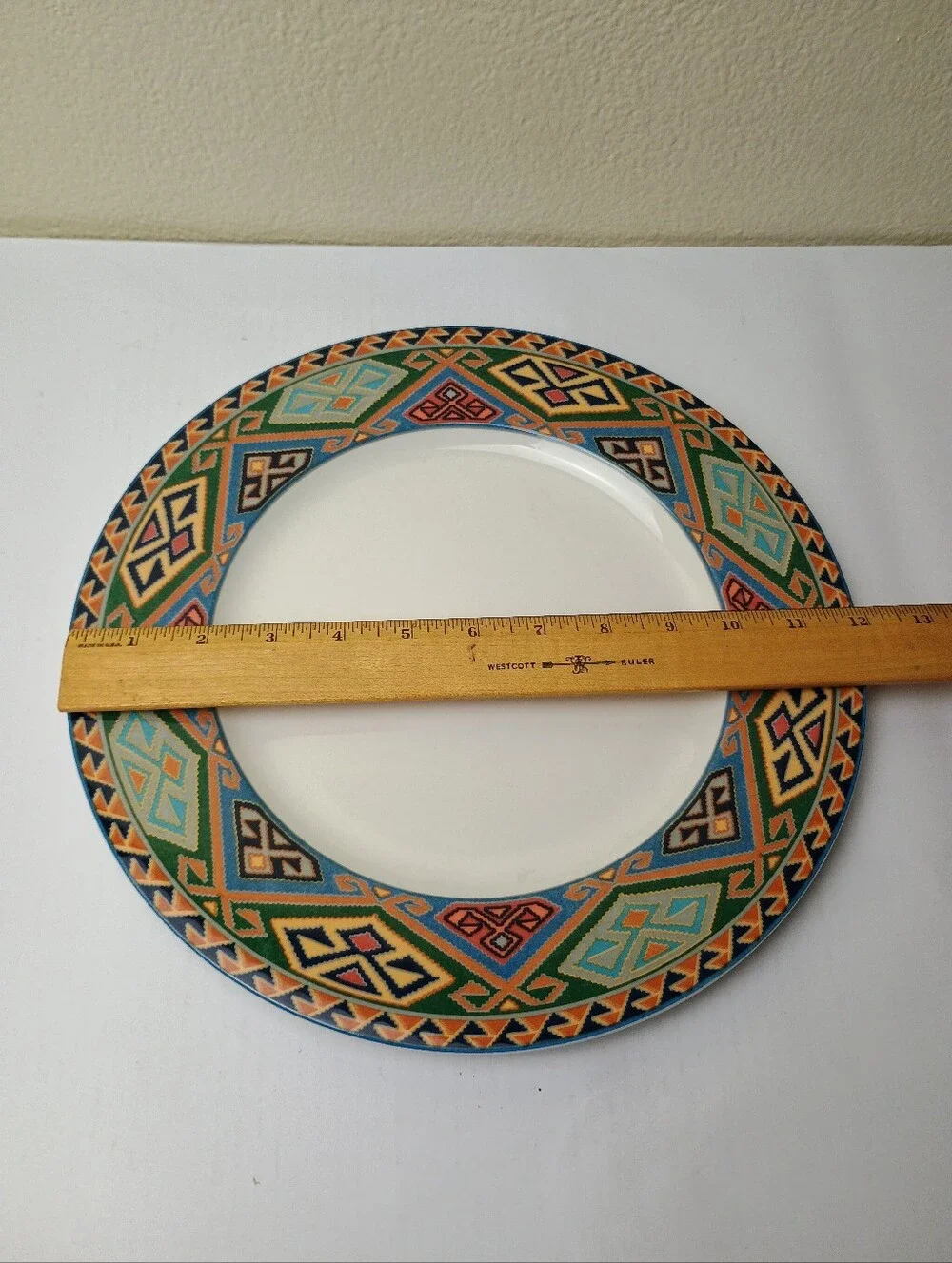 La Brea Replacement - Chop Plate Multicolor Geometric - Discontinued Piece